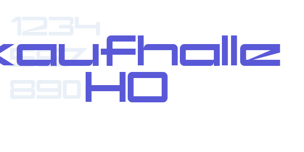 kaufhalle HO font free