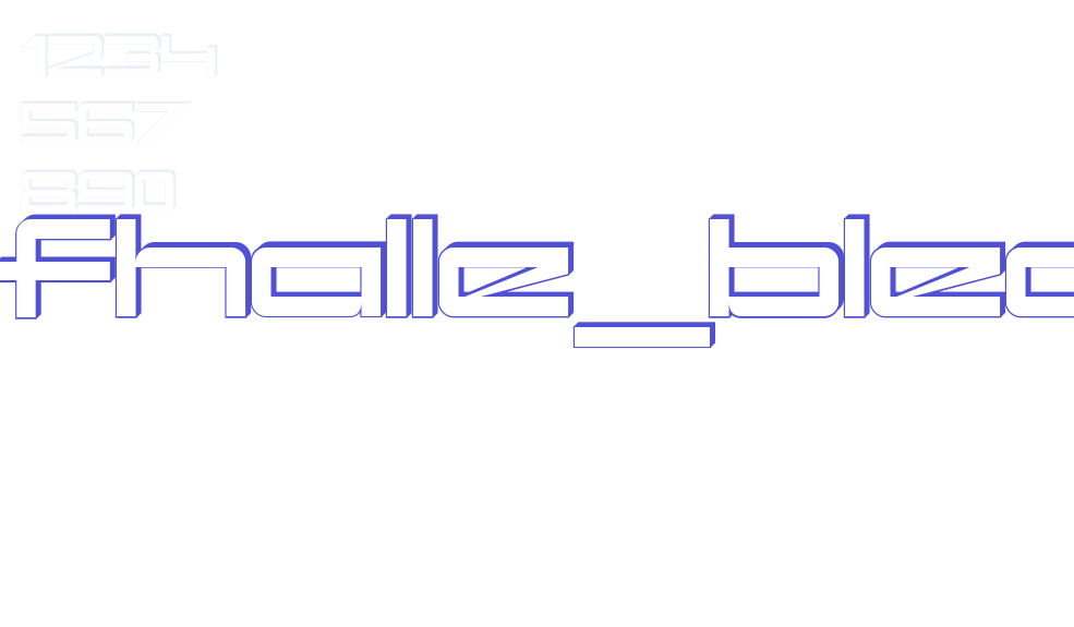 kaufhalle_blech-font-download