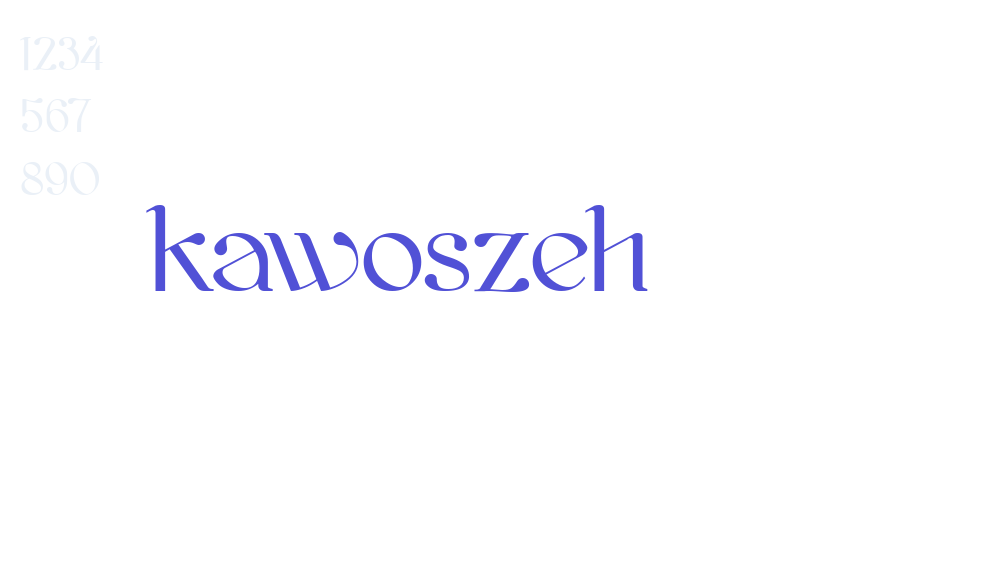 kawoszeh-font-download