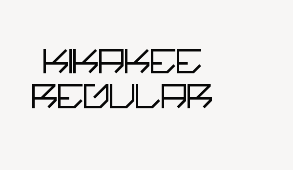 kikakee Regular Font