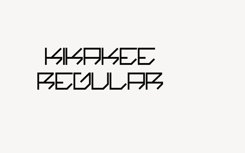 kikakee Regular Font