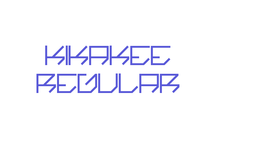 kikakee Regular Font