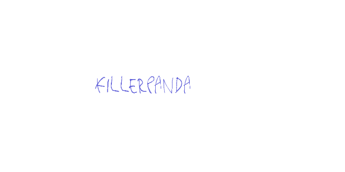 killerpanda Font Download