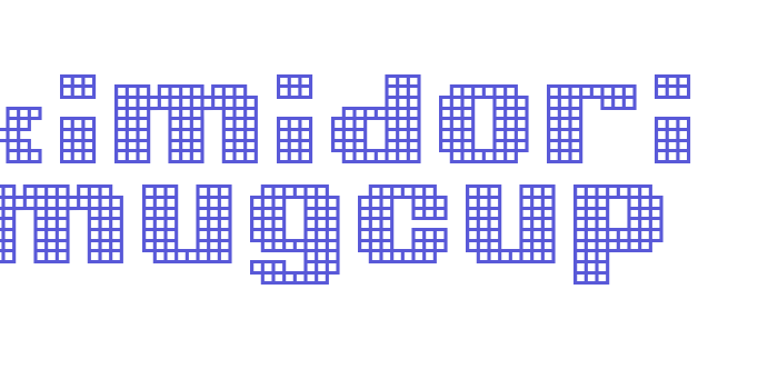 kimidori mugcup Font