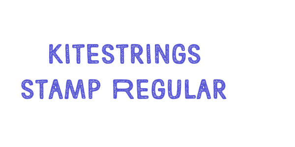 kitestrings stamp Regular font free