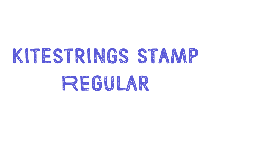 kitestrings stamp Regular Font Download