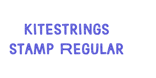 kitestrings stamp Regular-font-download