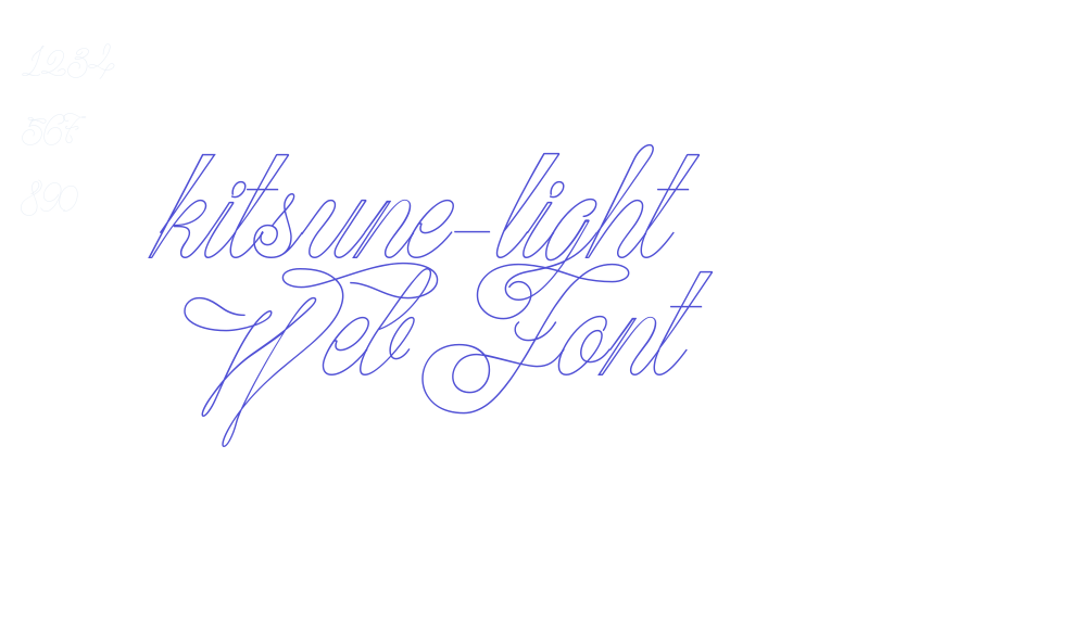 kitsune-light WebFont-font-download