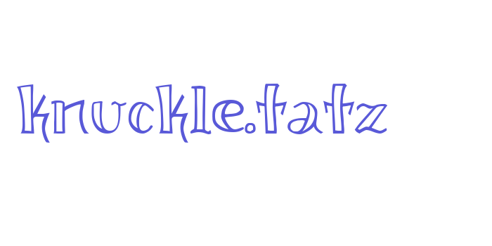 knuckle.tatz Font Download