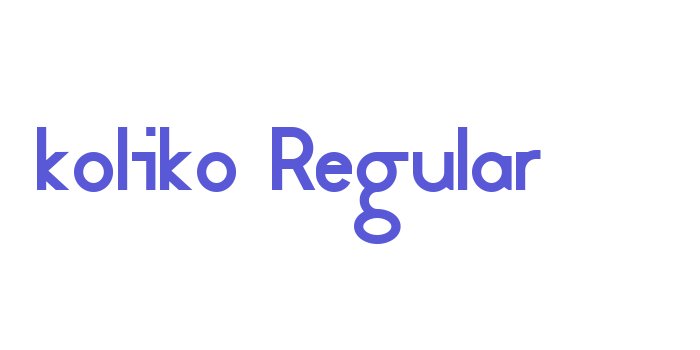 koliko Regular Font Download