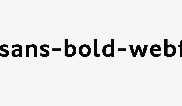 koya-sans-bold-webfont Font