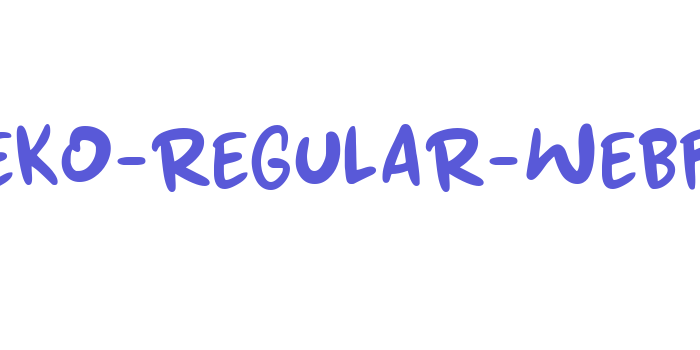 kuroneko-regular-webfont Font Download