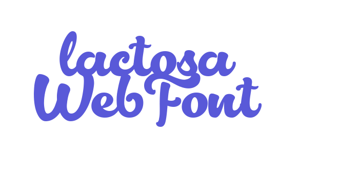 lactosa WebFont Font Download