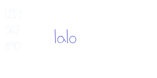 lalo font free