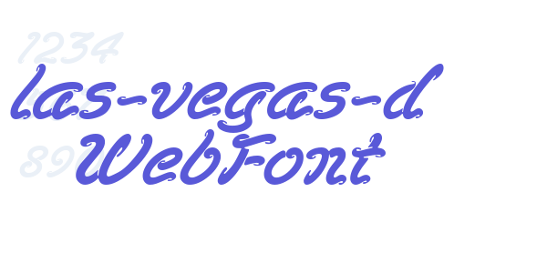 las-vegas-d WebFont font free