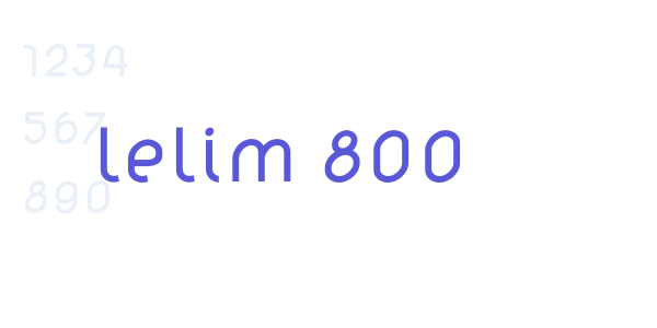 lelim 800 font free