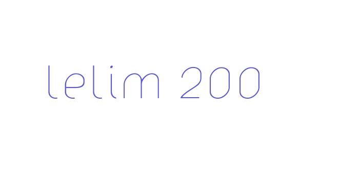 lelim 200 Font