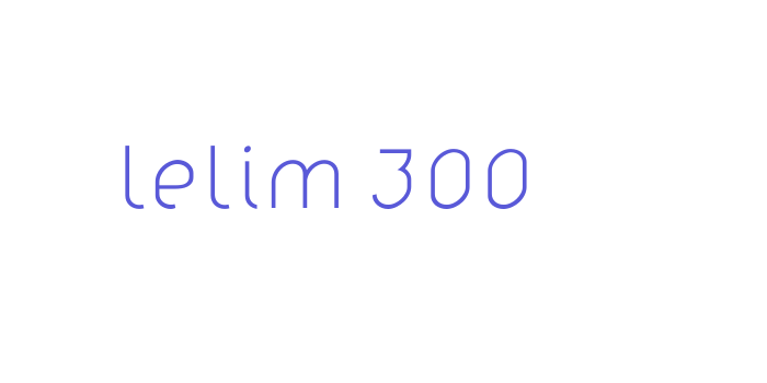 lelim 300 Font Download