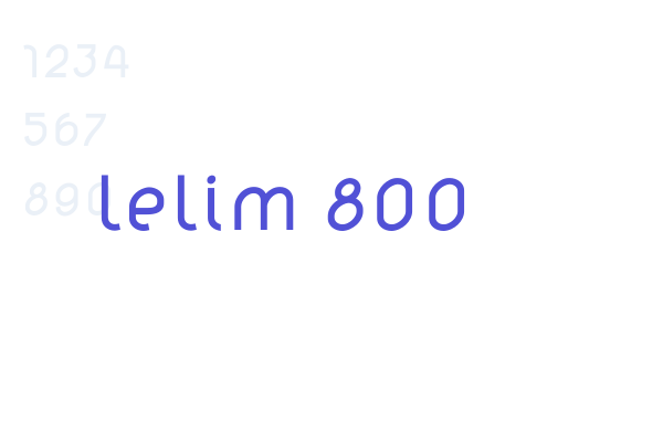 lelim 800 Font Download