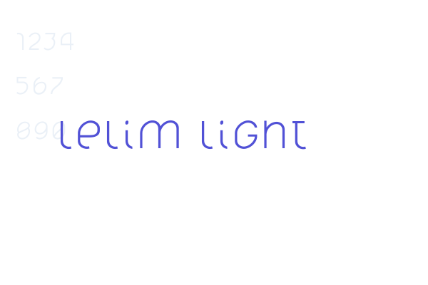 lelim Light Font Download