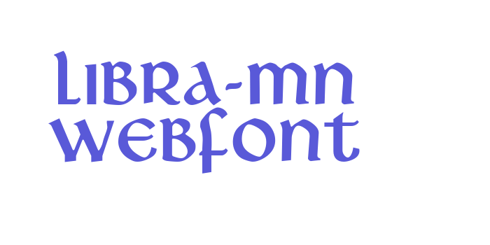 libra-mn WebFont Font Download