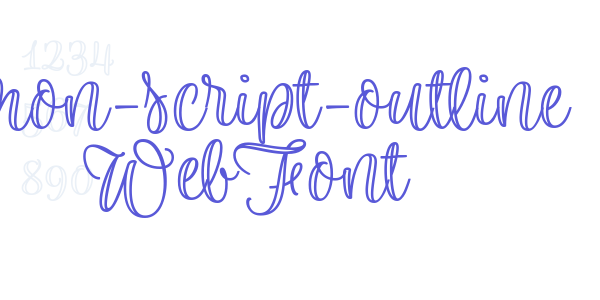 limon-script-outline WebFont font free