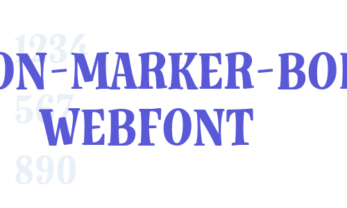 limon-marker-bold WebFont Font Download