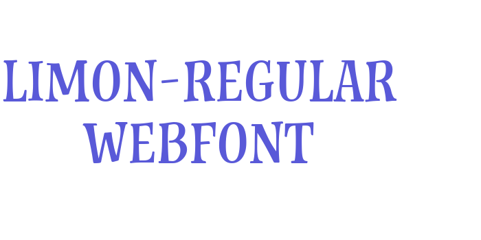 limon-regular WebFont Font