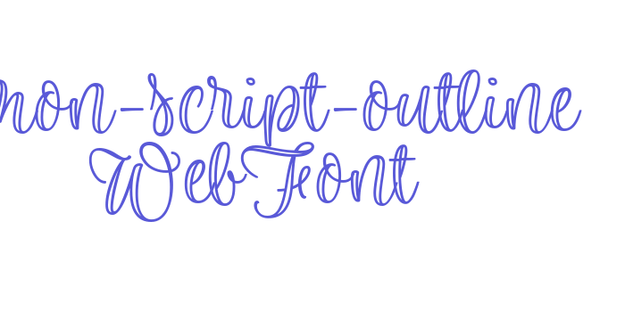 limon-script-outline WebFont Font Download