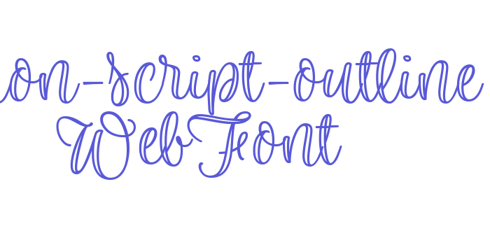 limon-script-outline WebFont Font