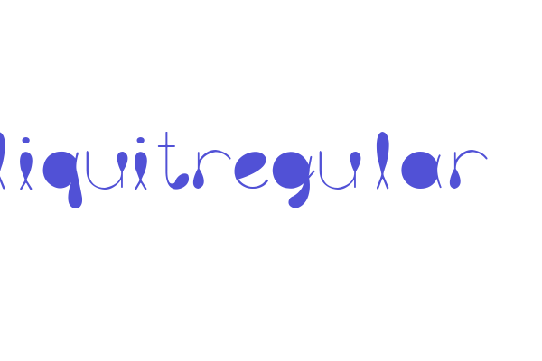 liquitRegular Font Download