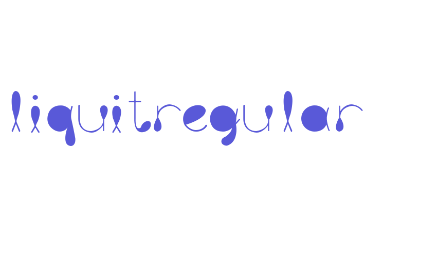 liquitRegular Font Download