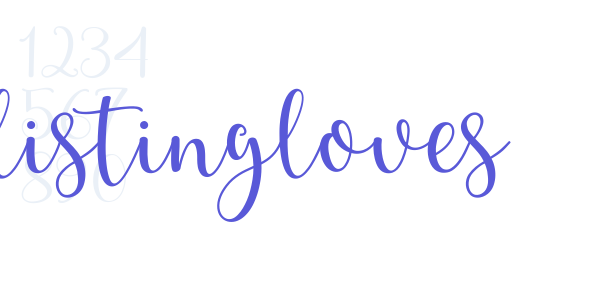 listingloves font free