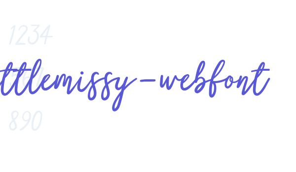 littlemissy-webfont font free