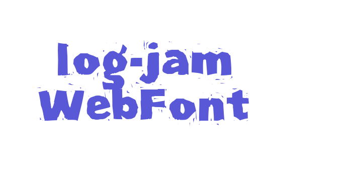 log-jam WebFont Font