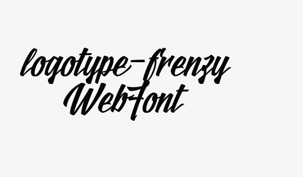 logotype-frenzy WebFont Font