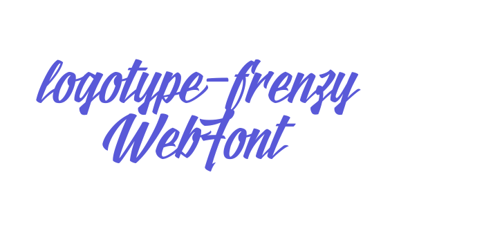 logotype-frenzy WebFont Font Download