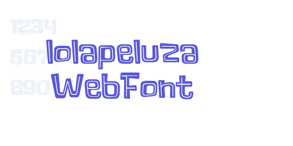 lolapeluza WebFont font