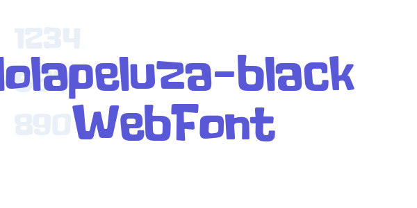 lolapeluza-black WebFont font