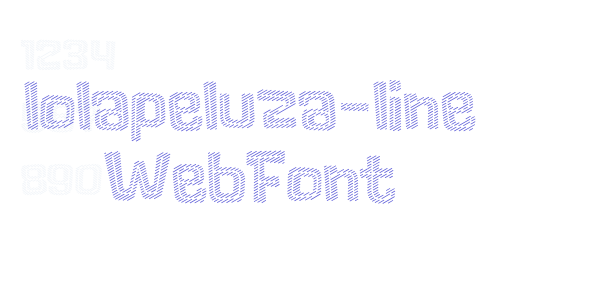 lolapeluza-line WebFont font