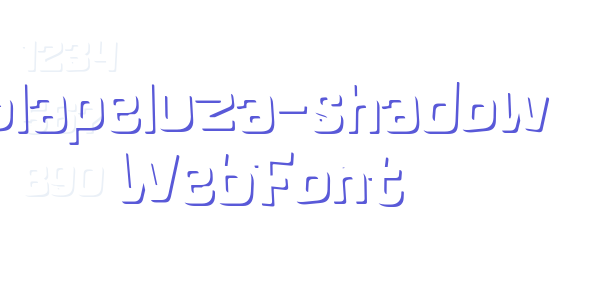 lolapeluza-shadow WebFont font