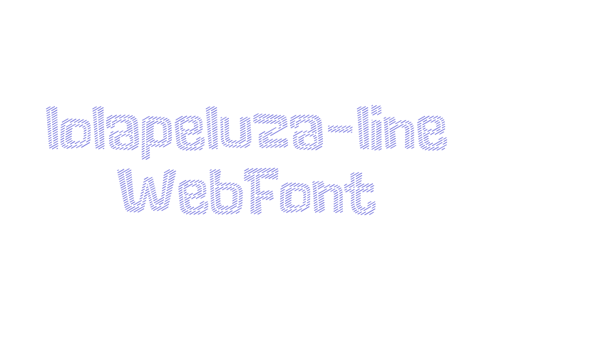 lolapeluza-line WebFont Font