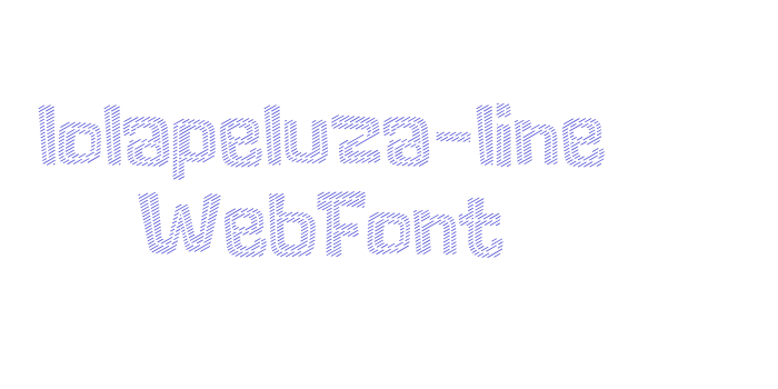 lolapeluza-line WebFont Font Download