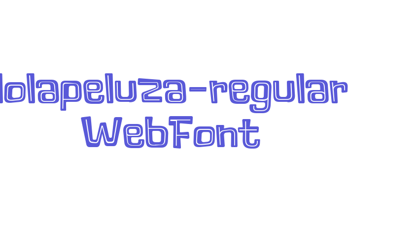 lolapeluza-regular WebFont Font