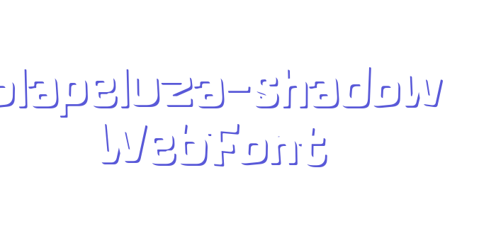 lolapeluza-shadow WebFont Font Download