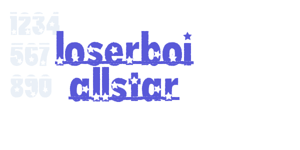 loserboi allstar font