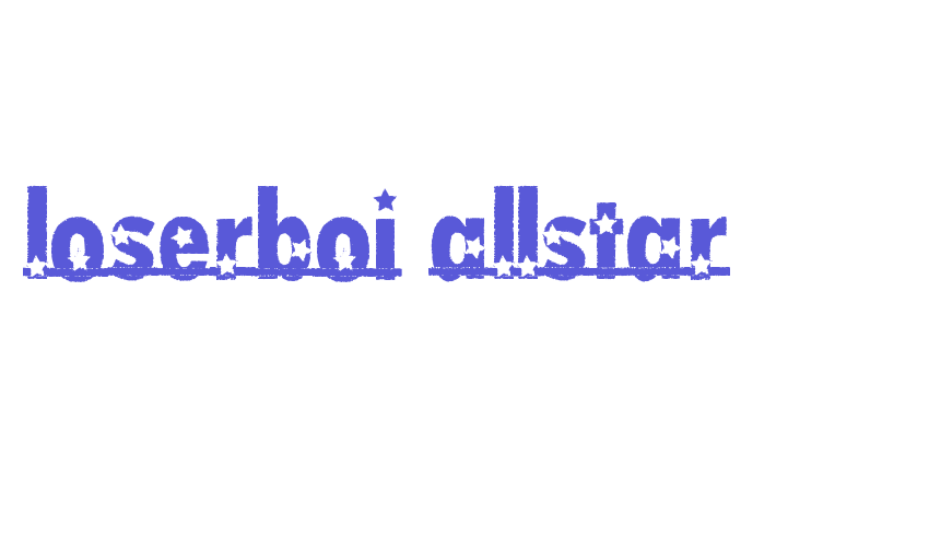 loserboi allstar Font Download