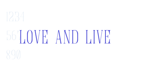 love and live-font-download