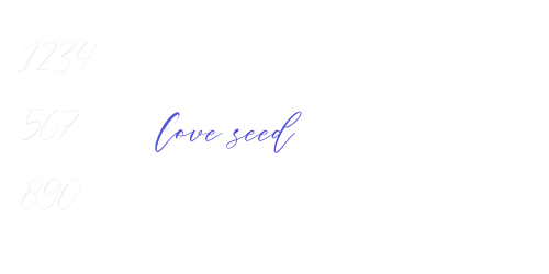 love seed-font-download