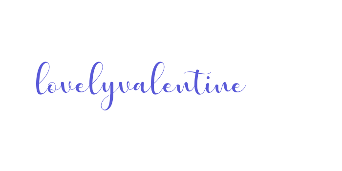 lovelyvalentine Font Download